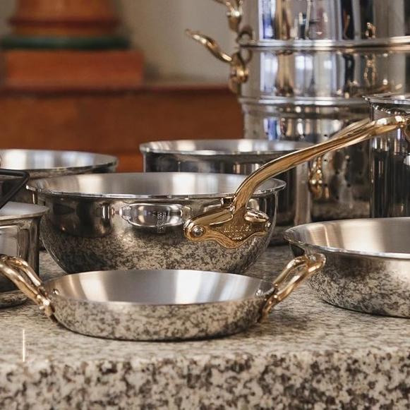 Kónický rendlík M´Cook s bronzovou rukojetí, Ø 24 cm / 3,0 l