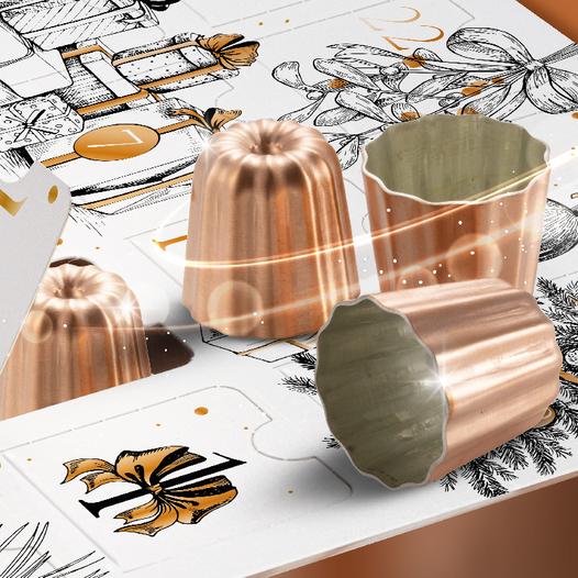 Měděná formička na Canelé, M’Passion, Ø 5,5 cm / 0,1 l