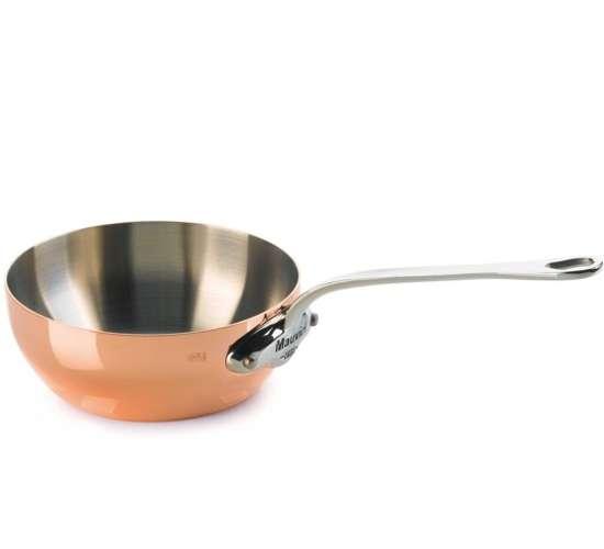 Kónický měděný rendlík s nerezovou rukojetí, M’héritage 150 S, Ø 20 cm / 1,9 l