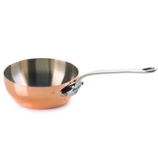 Kónický měděný rendlík s nerezovou rukojetí, M’héritage 150 S, Ø 24 cm / 3,2 l