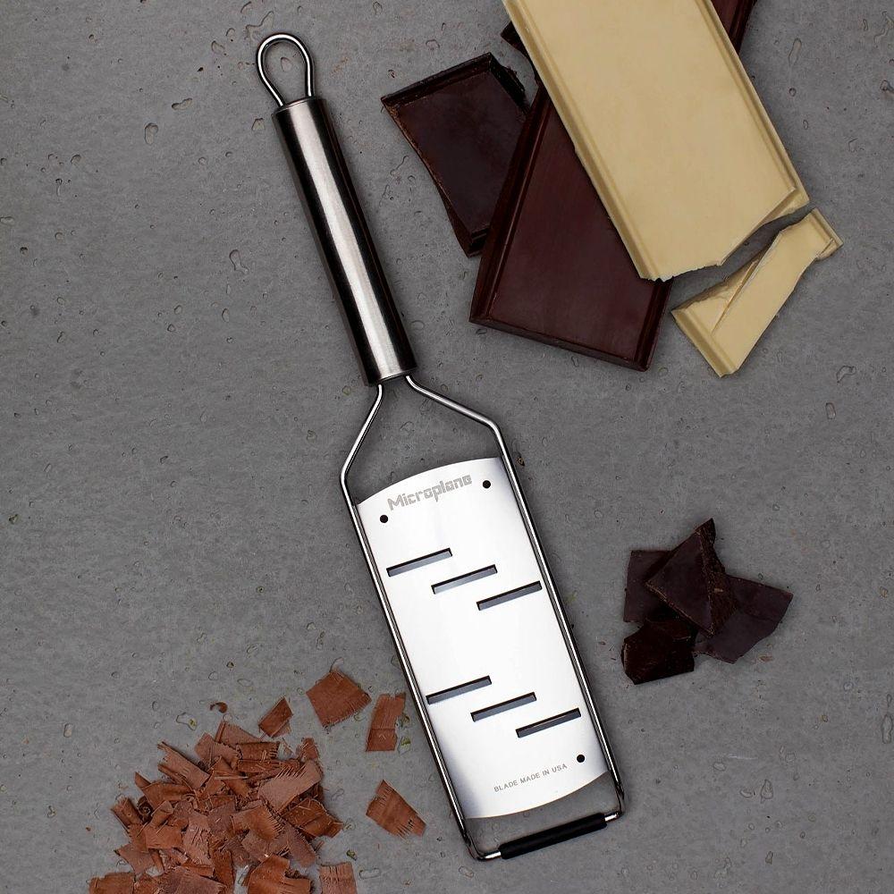Microplane Professional struhadlo plátkovací s rukojetí, nerez (EOL)