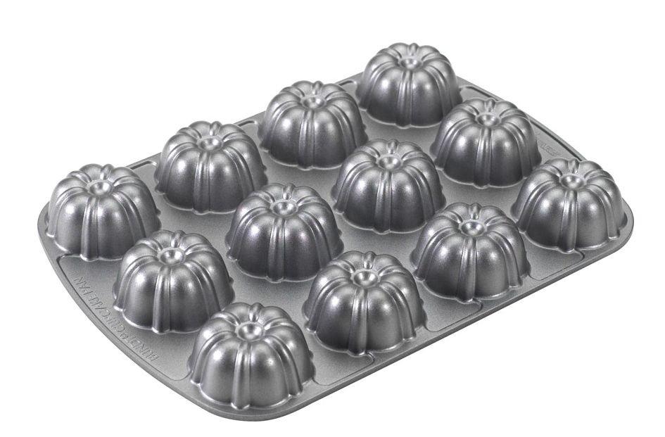 NW Brownie plát s 12 formičkami stříbrný (EOL)