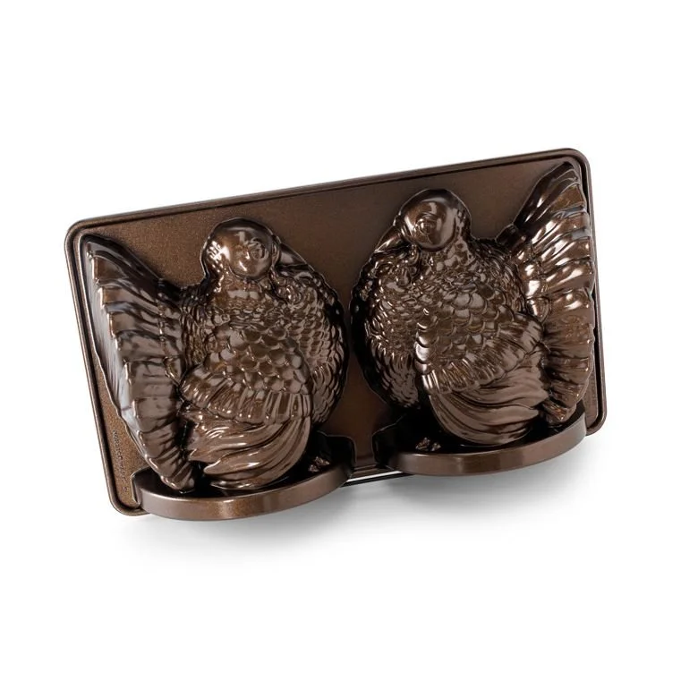 Forma na pečení 3D Krocan, bronzová, 2,4 l