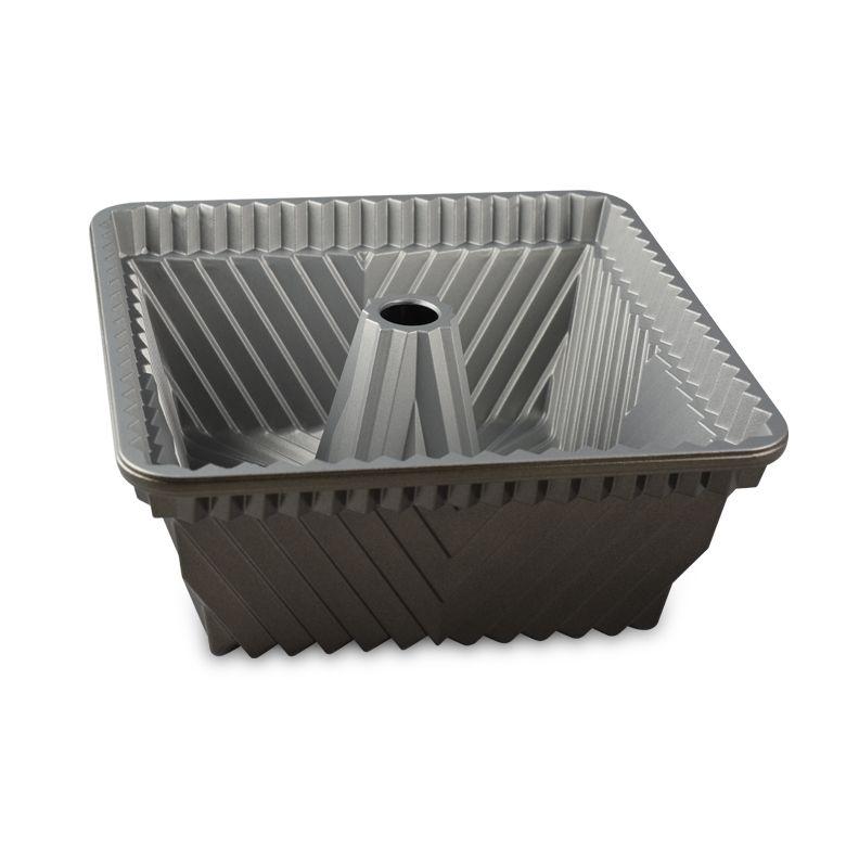 NW Forma na bábovku hranatá 10 cup grafitová