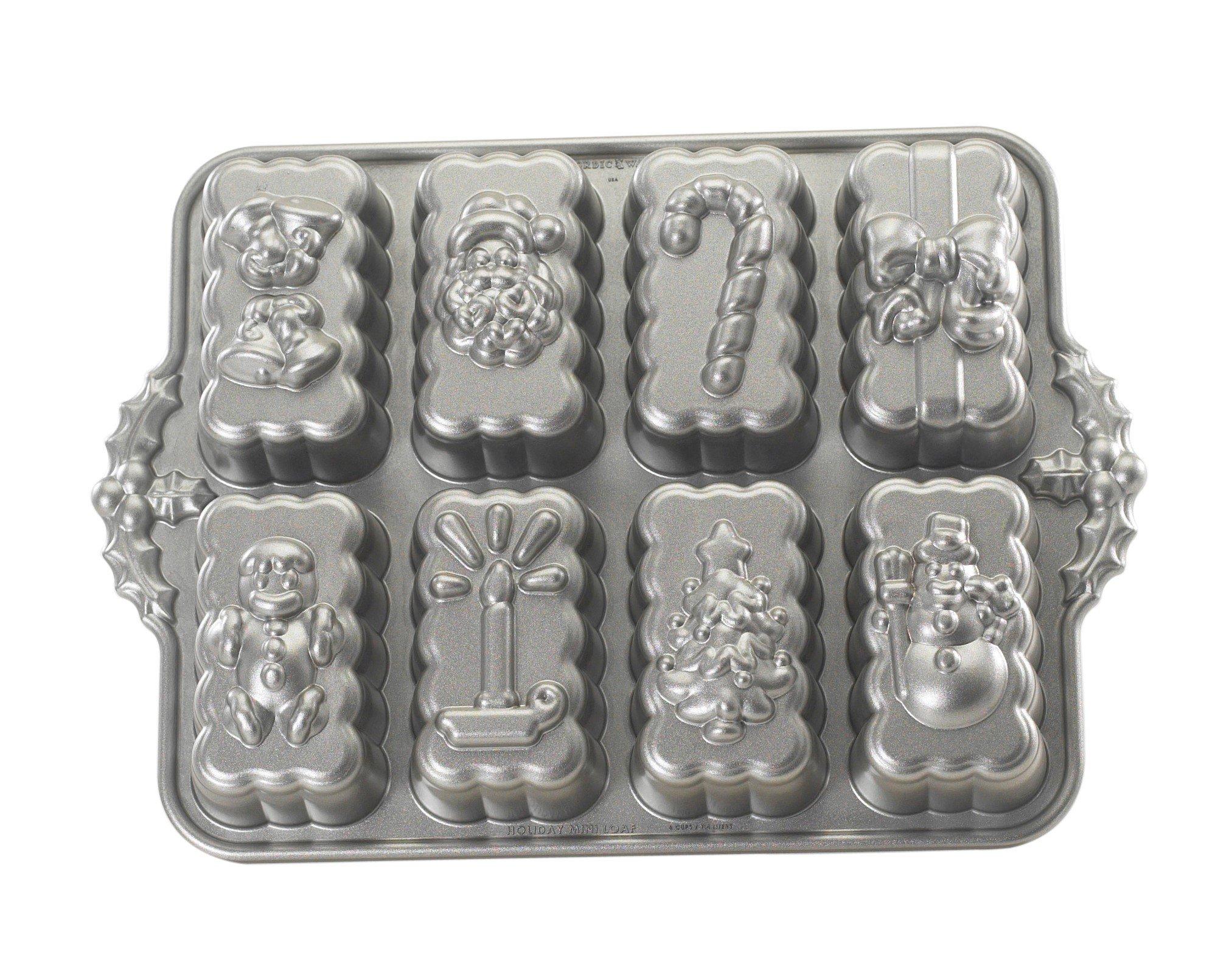 NW Vánoční mini chlebíčky 8ks 6cup stříbrná (EOL)