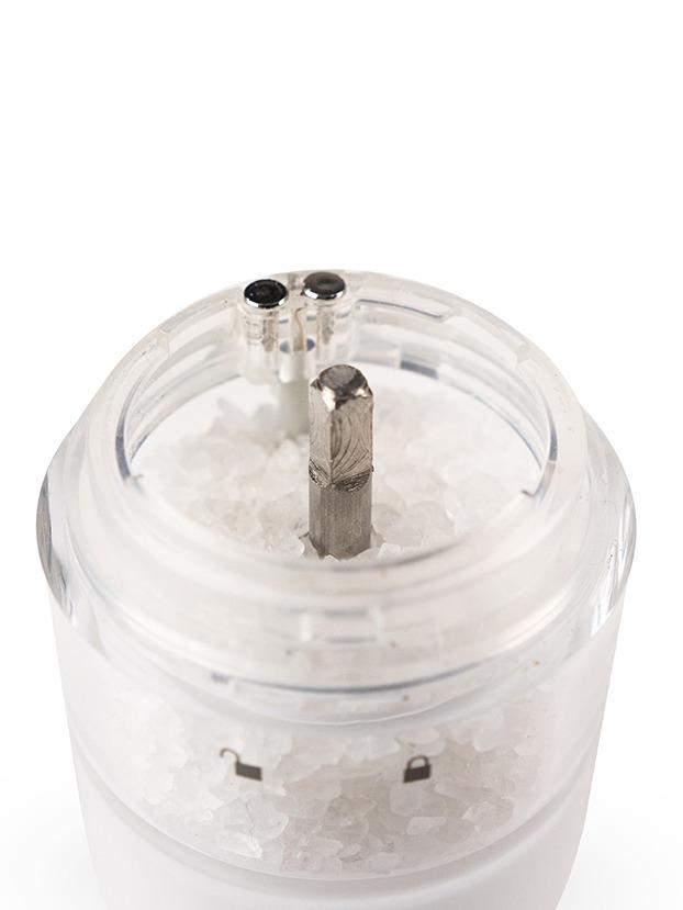 Elektrický mlýnek Alaska na sůl, bílý