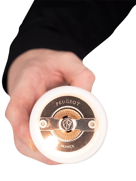 Elektrický mlýnek Alaska na sůl, bílý