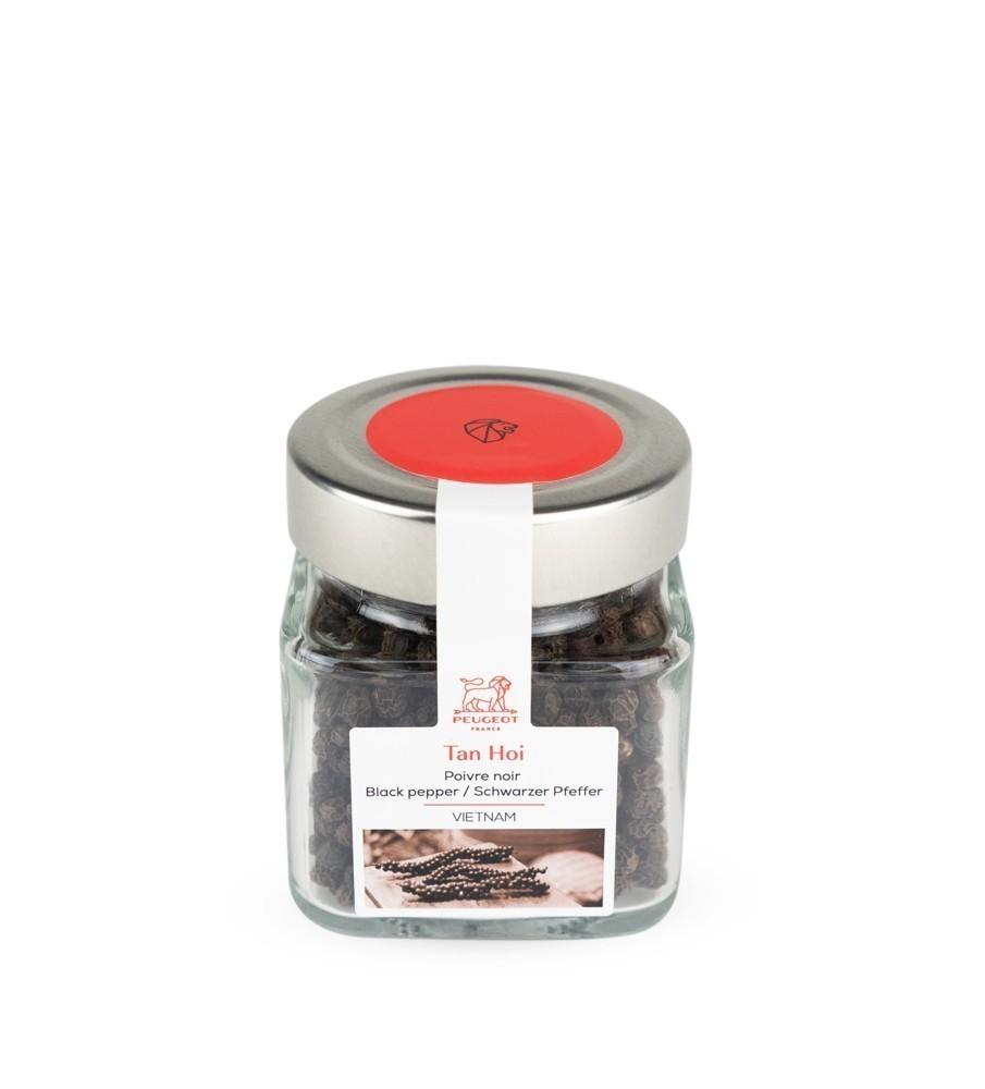 PEUGEOT Dárkový set Paris U-Select mlýnek na pepř 18 cm černý lak, Tan Hoi pepř 70g (EOL)