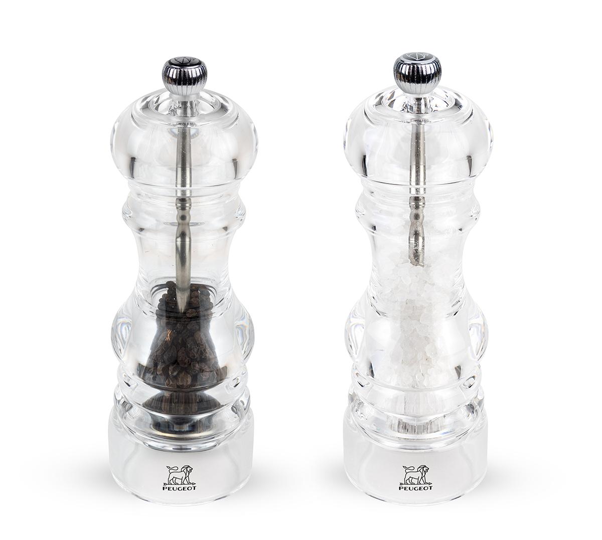 NANCY set mlýnek na pepř a sůl 18 cm akryl