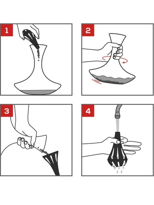 PEUGEOT nerezové kuličky k čištění dekantačních karaf 1ks