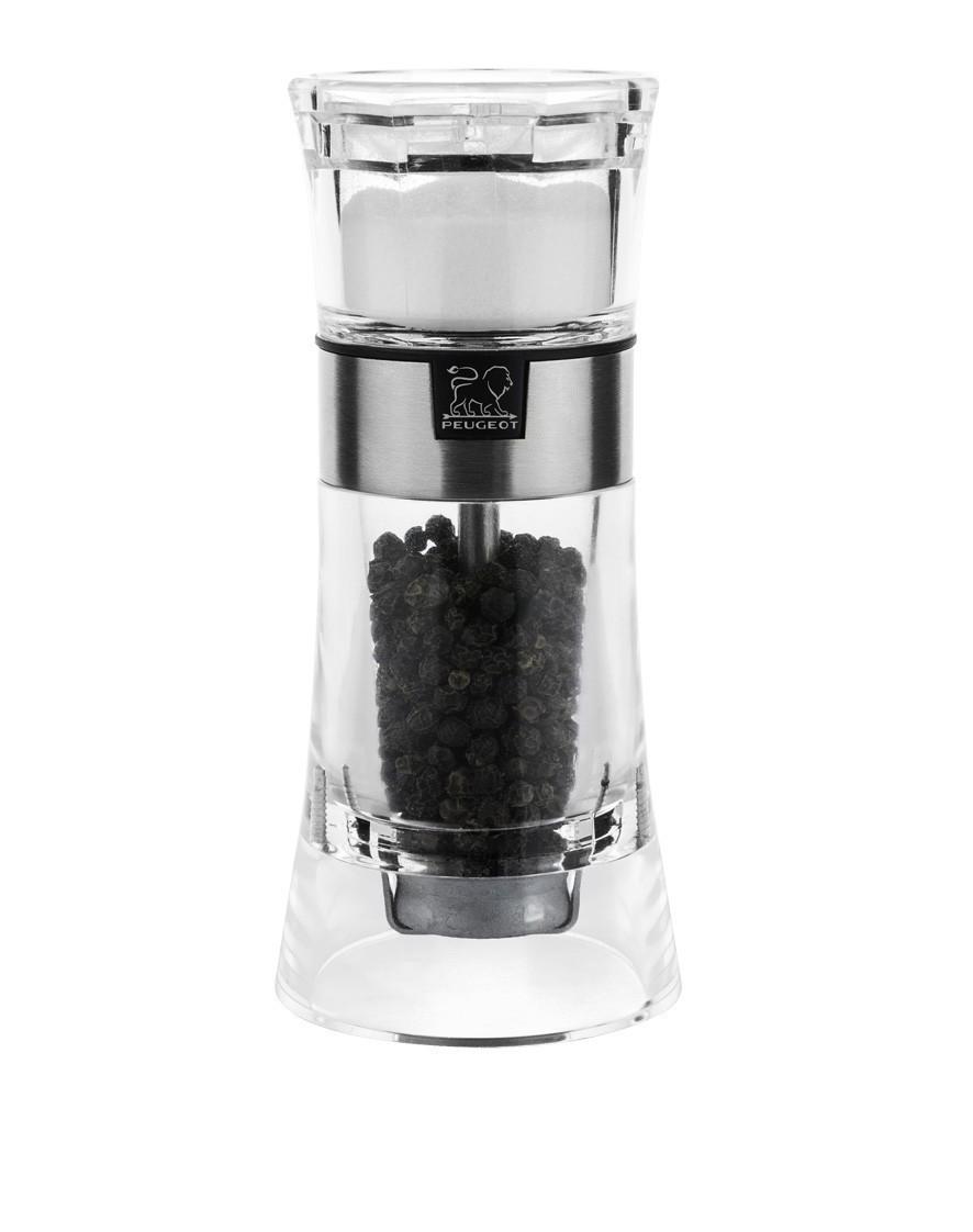 PEUGEOT OSLO mlýnek na pepř se solničkou 13 cm akryl  (EOL)
