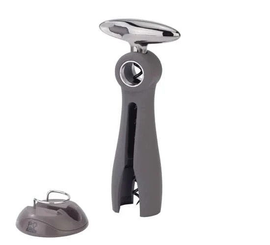 Salma stolní vývrtka s řezačkou folií, šedá