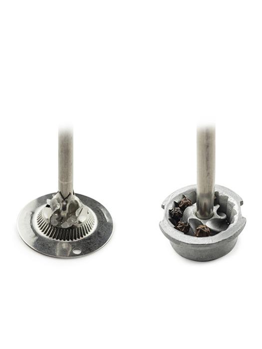 PEUGEOT TAHITI set mlýnek na pepř a sůl 15 cm černý/bílý