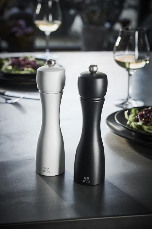 PEUGEOT TAHITI set mlýnek na pepř a sůl 20 cm černý/bílý