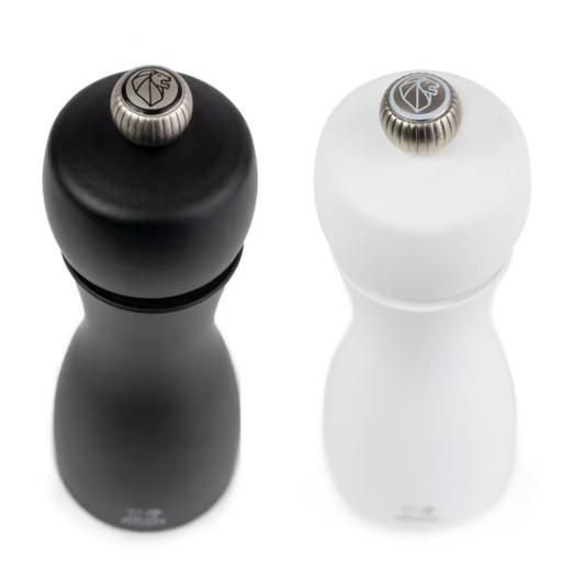 PEUGEOT TAHITI set mlýnek na pepř a sůl 20 cm černý/bílý