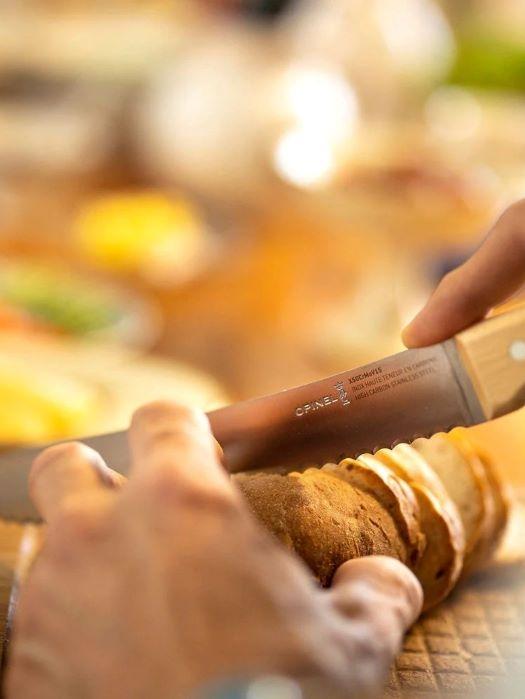 Blok s noži Parallele Bread, 5ks (kuchařský, Santoku, nůž na chléb, porcovací nůž, nůž na maso)