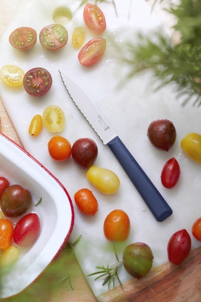 Zoubkovaný nůž Essentiels N°313, 10 cm, modrý