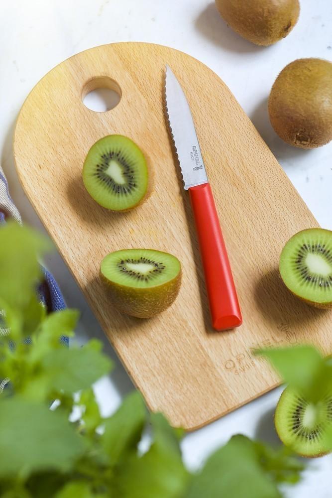 Zoubkovaný nůž Essentiels N°313, 10 cm, modrý