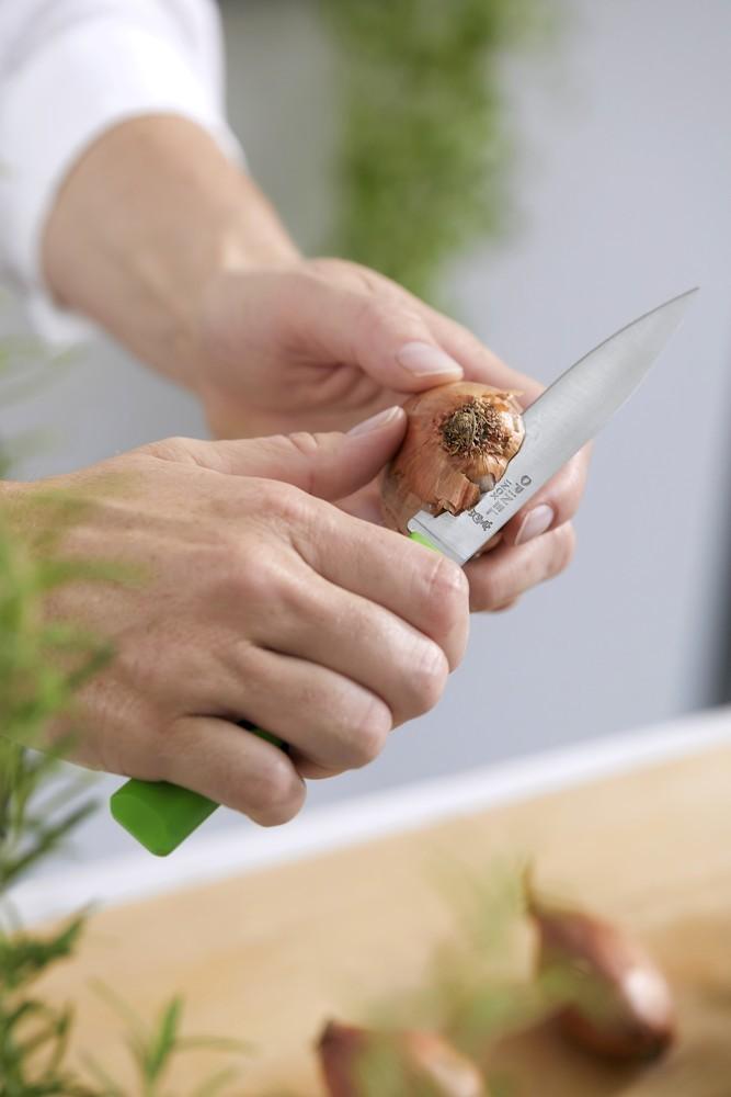 Univerzální nůž na ovoce a zeleninu Essentiels N°312, 10 cm, zelený