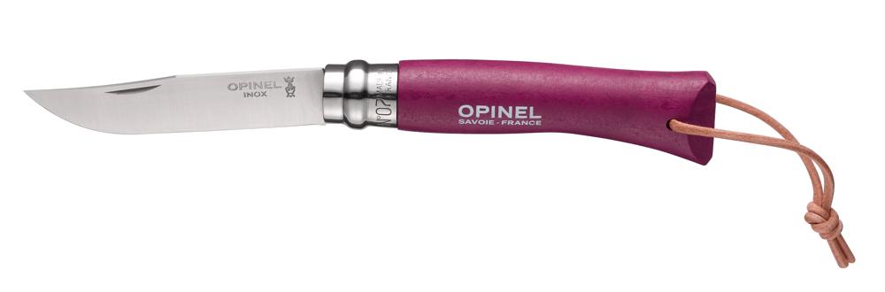 OPINEL VRI N°07 Inox trekking rukojeť plum + provázek (EOL)