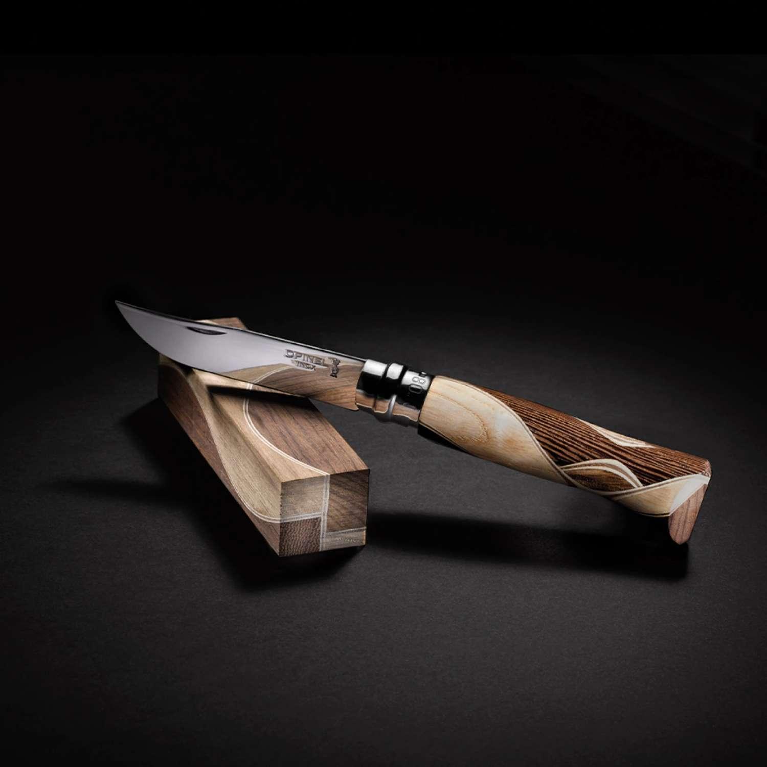 OPINEL VRI N°08 Inox Chaperon rukojeť Africké dřevo