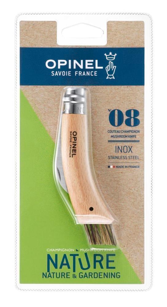 OPINEL VRI N°08 Inox Nůž houbařský rukojeť buk blister (EOL)