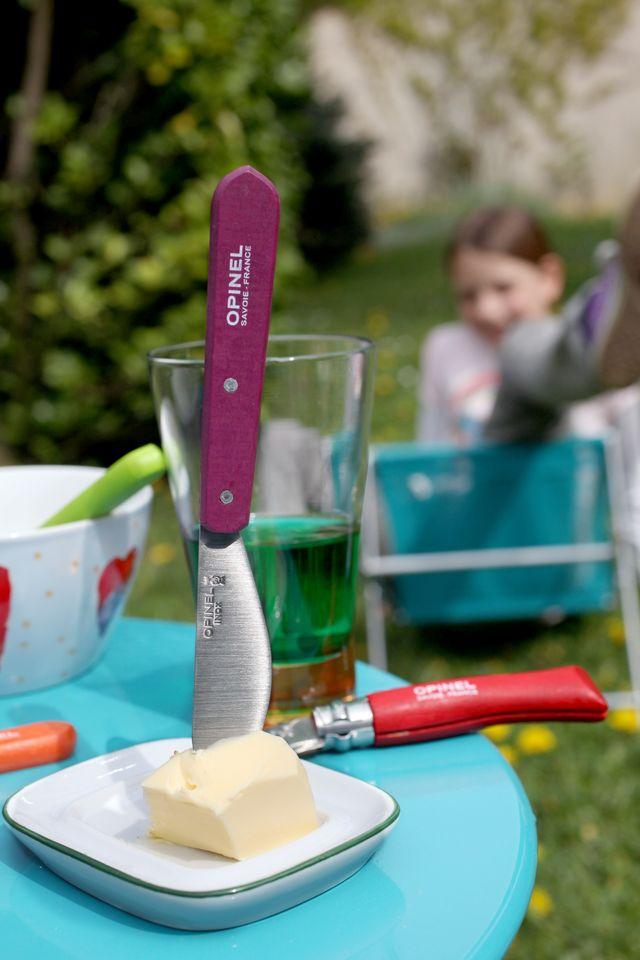 Nůž na mazání Pop N°117, plum, 6 cm