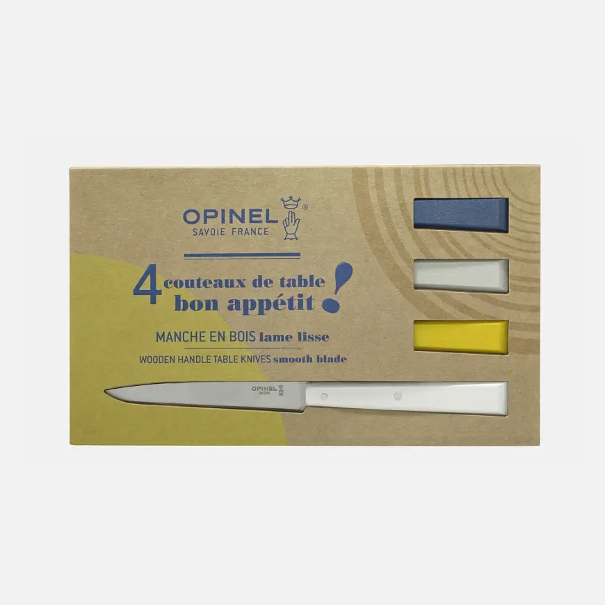 Sada příborových nožů VRI N°125 Bon Appétit Celeste, 4 ks, mix barev