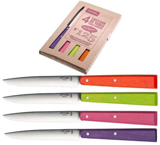 OPINEL VRI N°125 Pop Nůž příborový set 4 ks mix barev