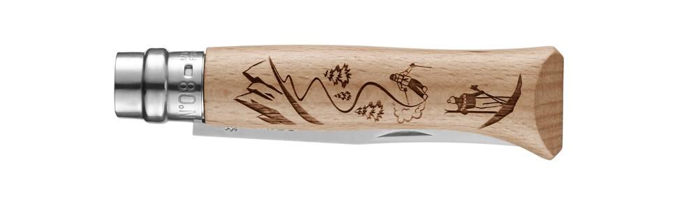 OPINEL VRI N°8 Inox Gravure Sport Ski