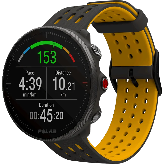 Vantage M2 multisportovní hodinky, šedé / žluté