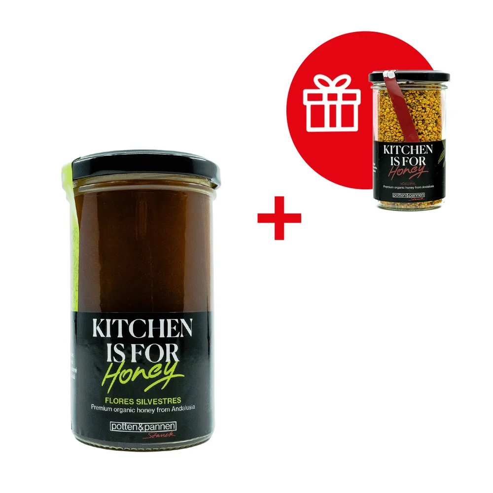 Bio med Flores Silvestres z divoce rostoucích bylinek, 375 g