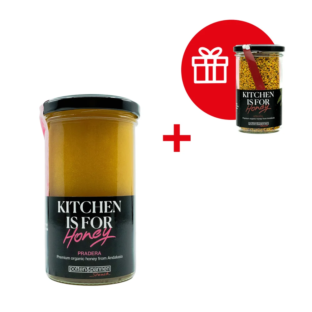 Bio med Pradera z lučních květů, 375 g