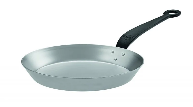 Železná pánev s litinovou rukojetí 28cm