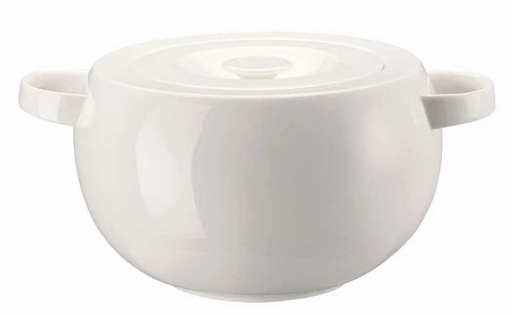 Brillance White zeleninová mísa s poklicí, 3 l