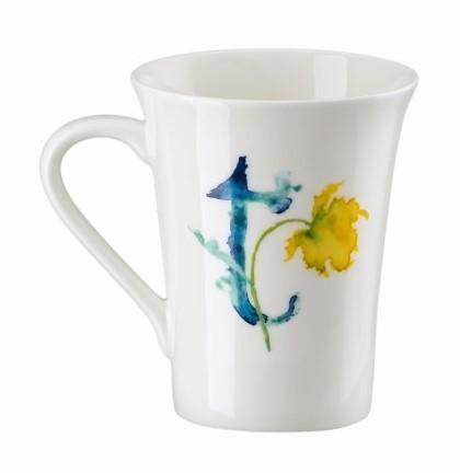 Hrnek v dárkovém balení Květinová abeceda, písmeno T, květina Tulipa, 400 ml