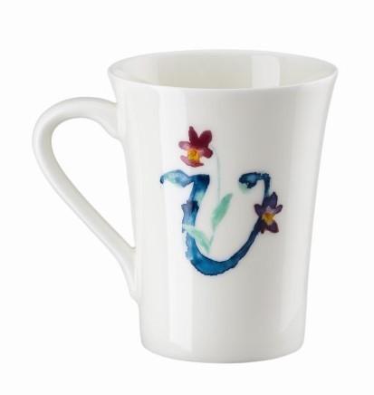 RS Flower Alphabet Viola Hrnek s uchem 0,4l (EOL)