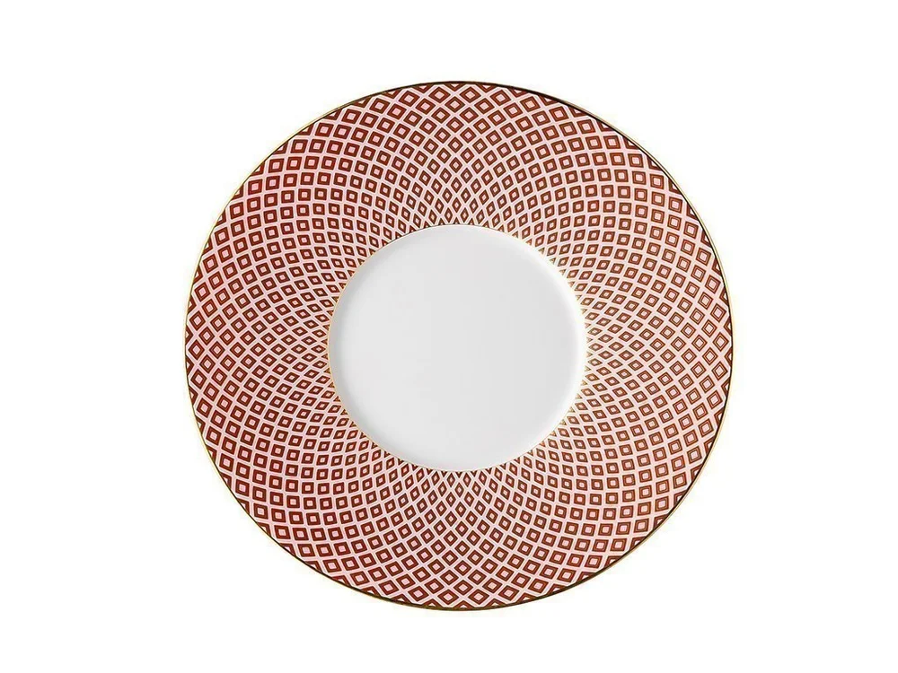 Francis Carreau Rouge Polévkový podšálek, Ø 18 cm