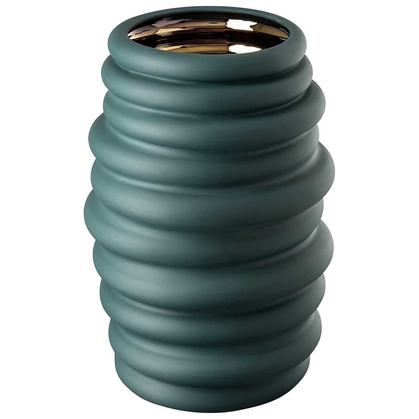 Váza Hop, Green – gold, 36 cm