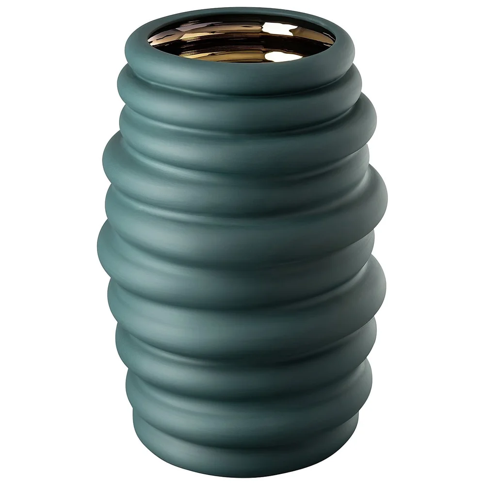 Váza Hop, Green – gold, 36 cm