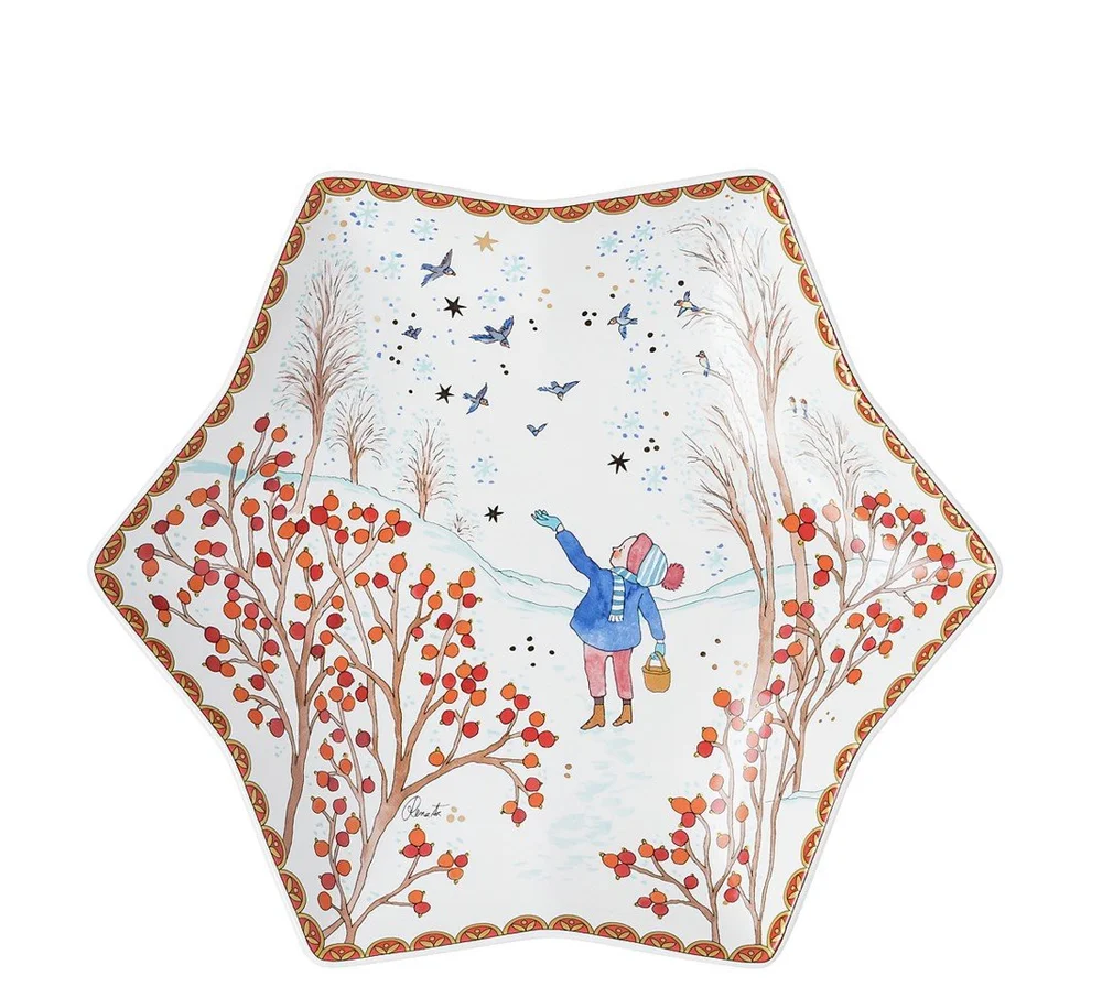 RS Christmas 2021 Christmas gift Talíř ve tvaru hvězdy 24 cm (EOL)