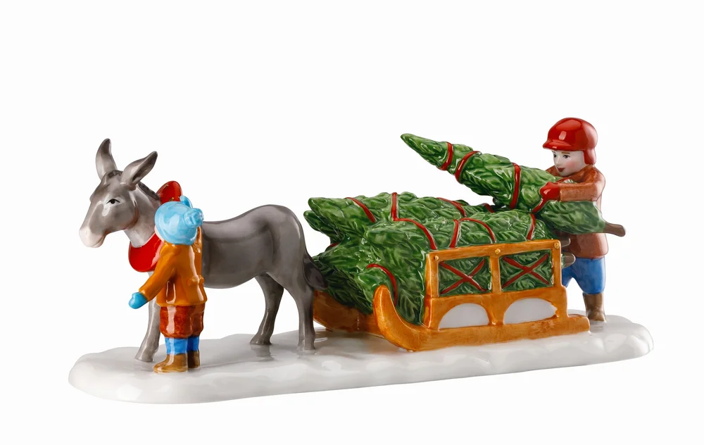 RS Christmas Figurka osel se saněmi (EOL)