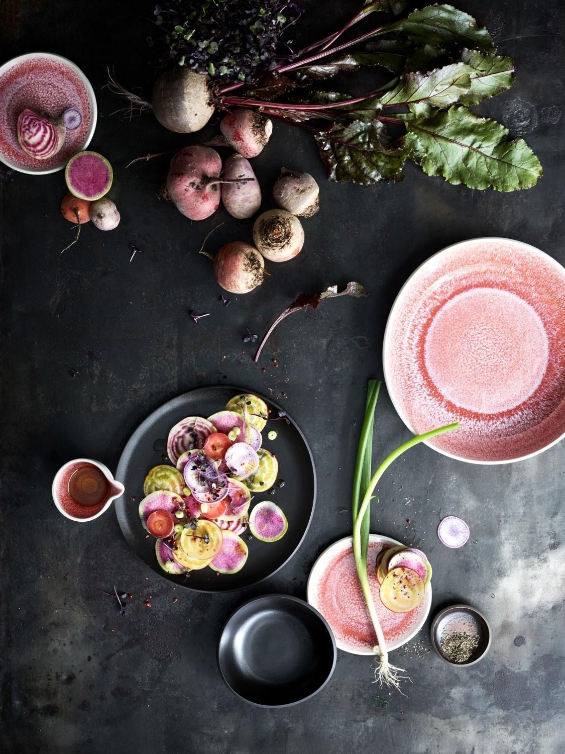 Hluboký talíř Junto Rose Quartz, Ø 22 cm