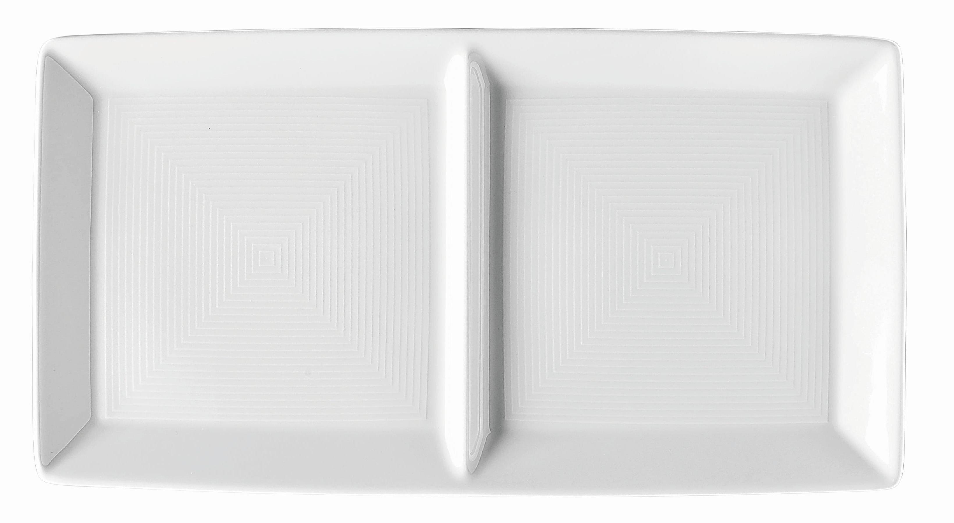 RS Loft White Podnos dělený 28 x 15 cm (EOL)