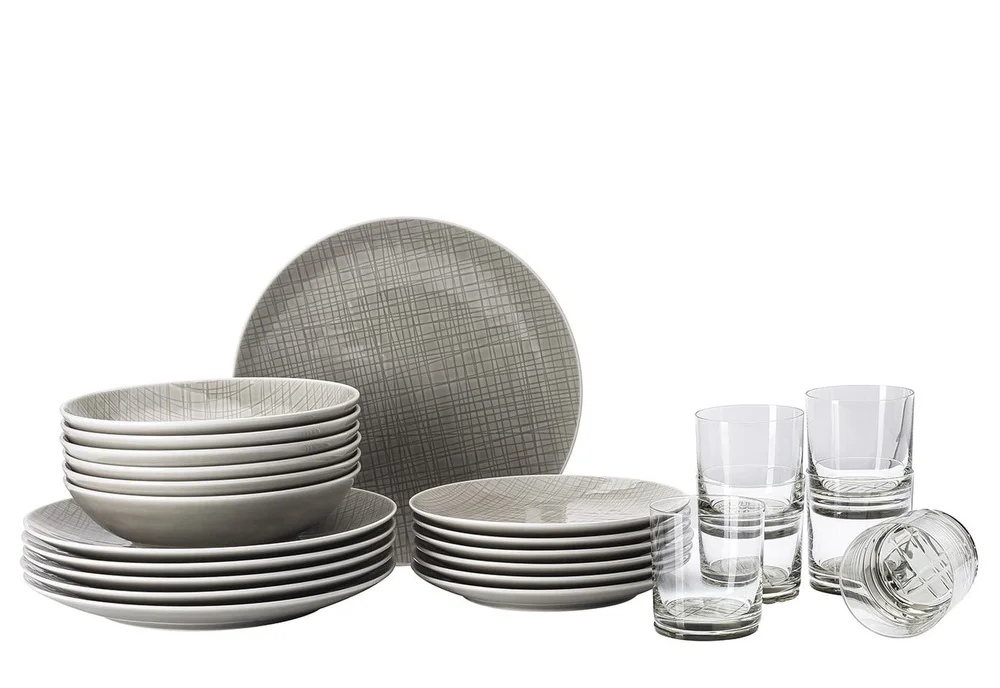 Jídelní sada Mesh Mountain, 18 ks