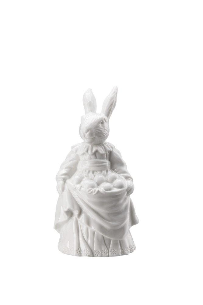 Velikonoční figurka paní Zajícová s vajíčky, Easter Bunny Friends, 13,3 cm, malovaná