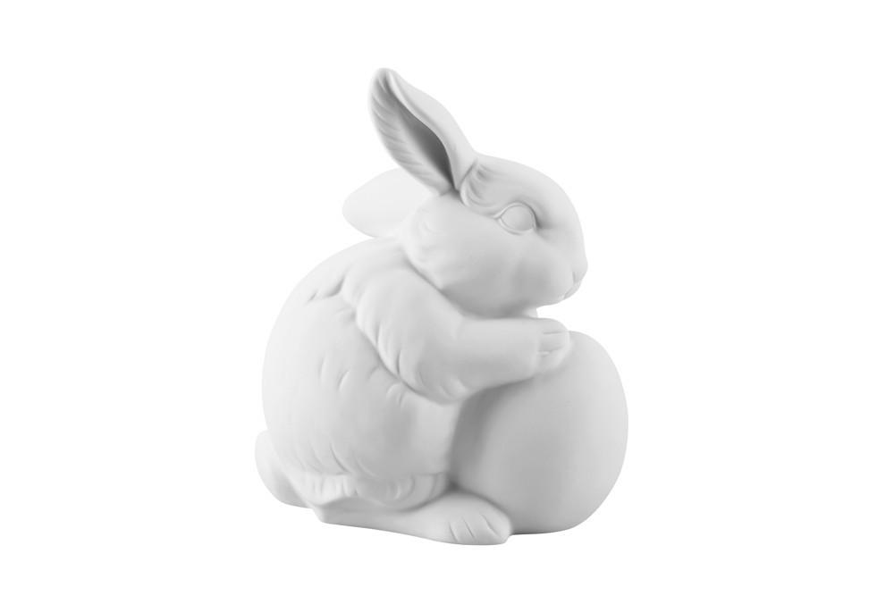 RS Rabbit Collection Králík porcelánový s vajíčkem 10 cm (EOL)