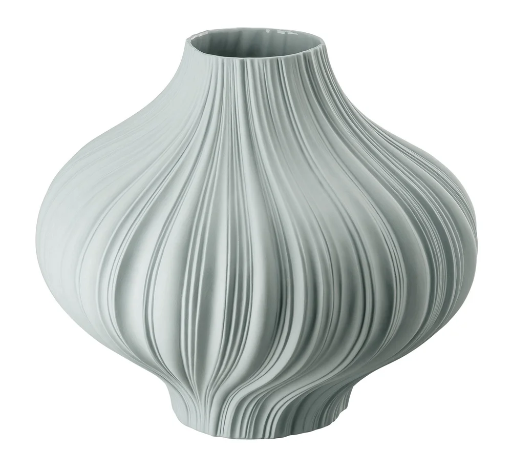 Sixty and Twelve váza Plissée, Sea Salt, 26 cm