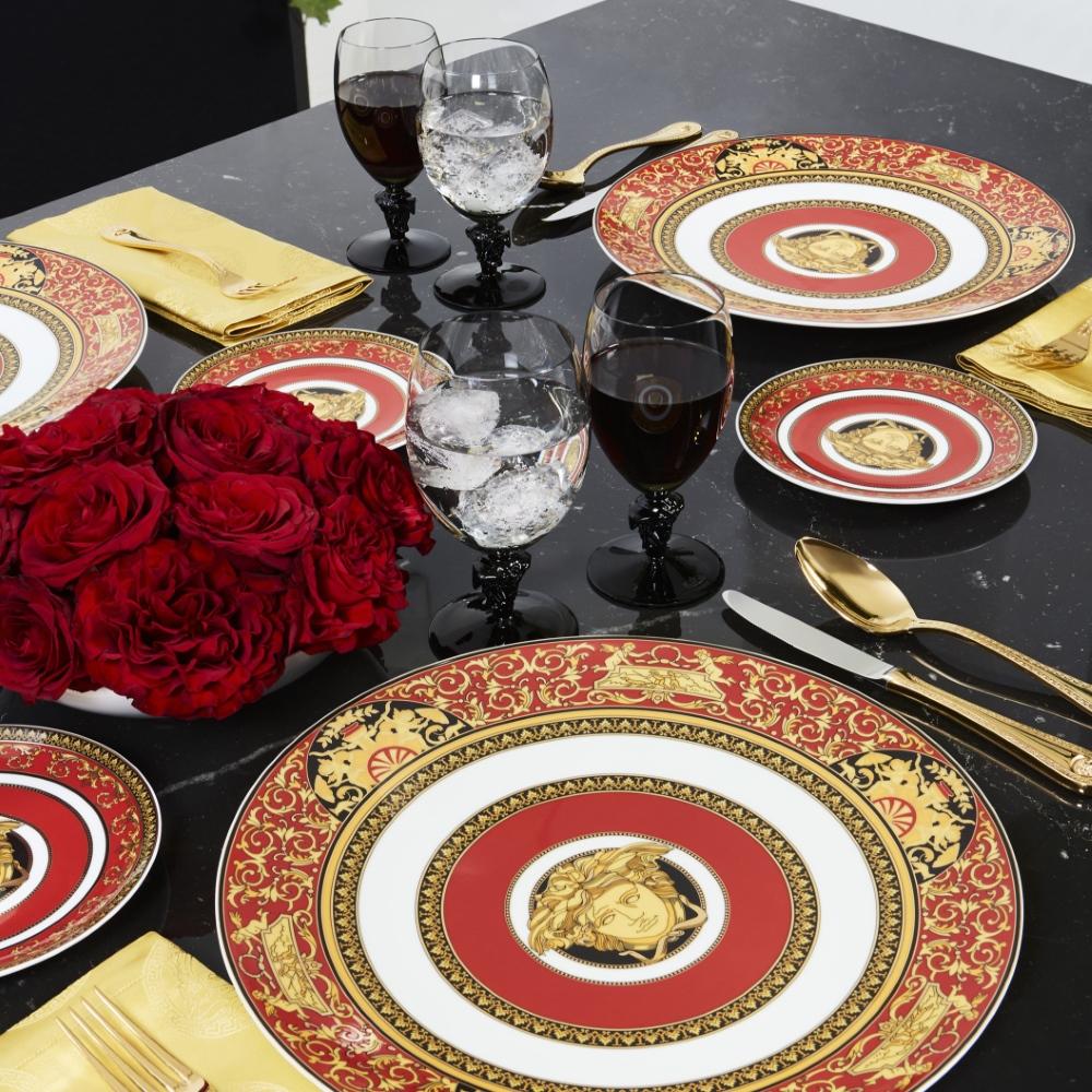 Hrnek s uchem Ikarus, Versace Medusa Red, 350 ml