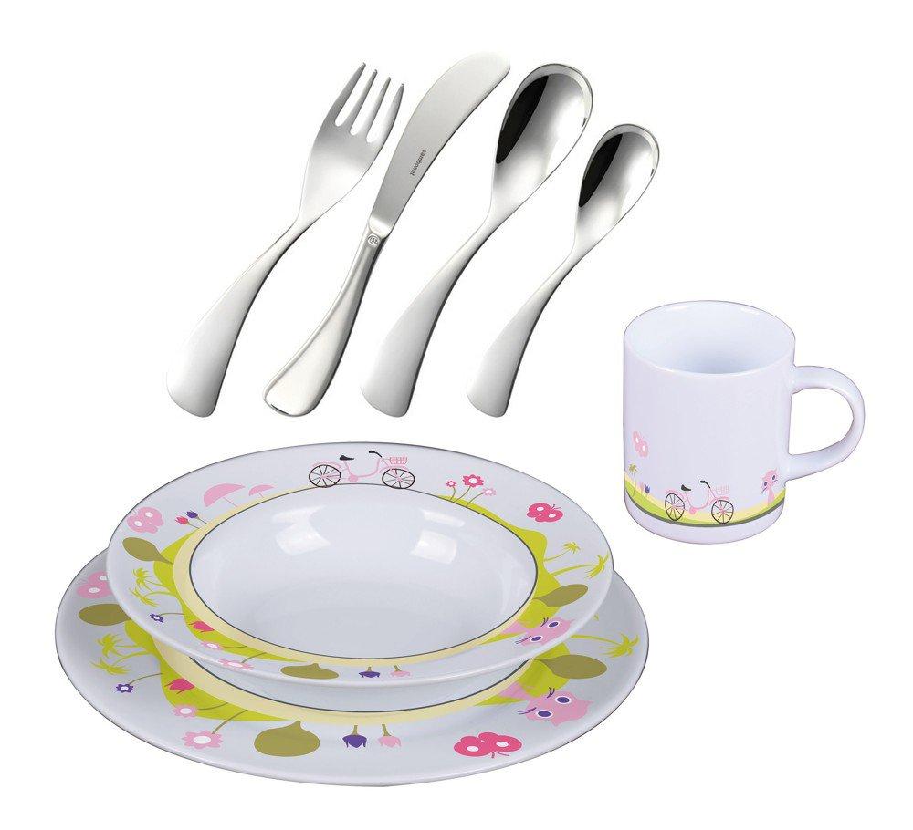 Sambonet Baby Set 7 Pcs Jenny With Flatware Baby Porcelain  (EOL)